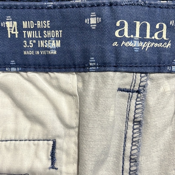 a.n.a. shorts women's 14 NWT - Picture 7 of 9